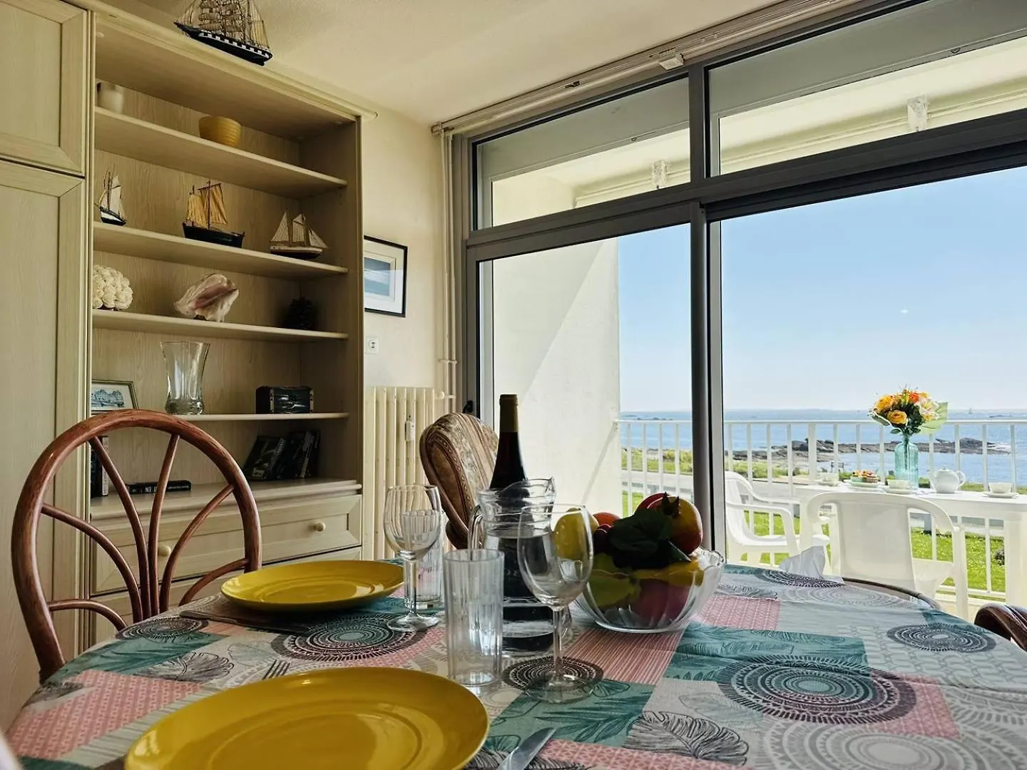Studio 3Pers Vue Mer, 1Min A Pied Plage, Wifi, Parking Quiberon 0*,
