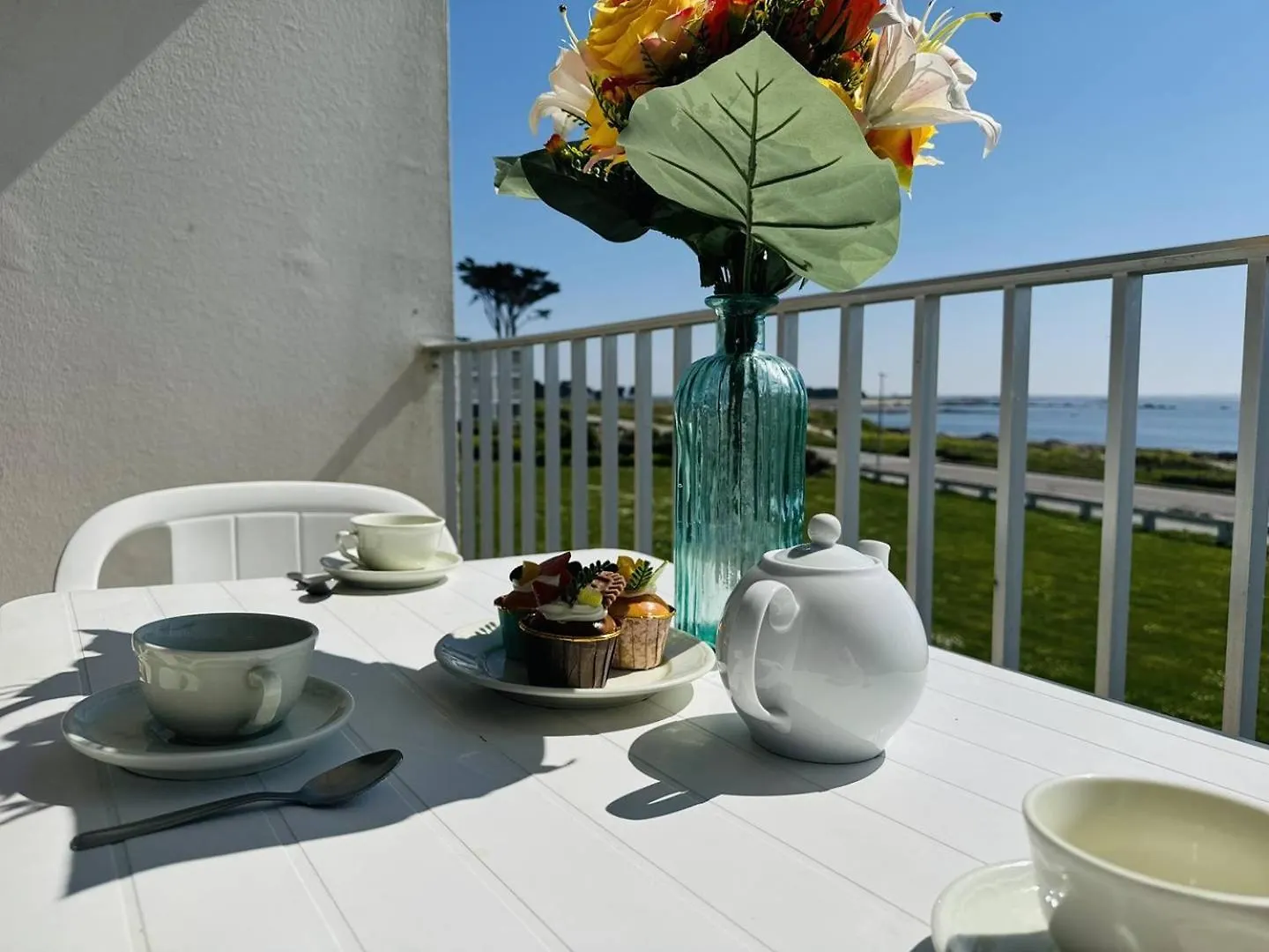 Apartamento Studio 3Pers Vue Mer, 1Min A Pied Plage, Wifi, Parking Quiberon
