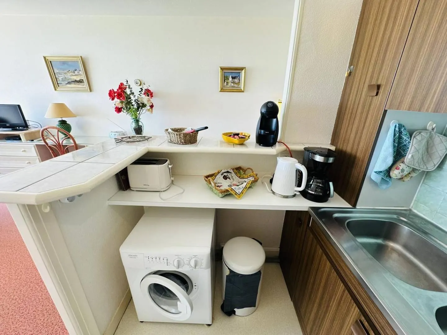 Studio 3Pers Vue Mer, 1Min A Pied Plage, Wifi, Parking Quiberon França